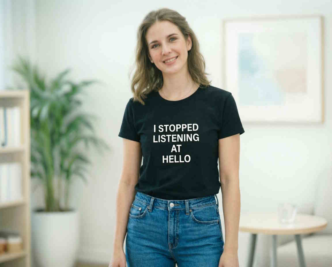 I stopped listening at Hello